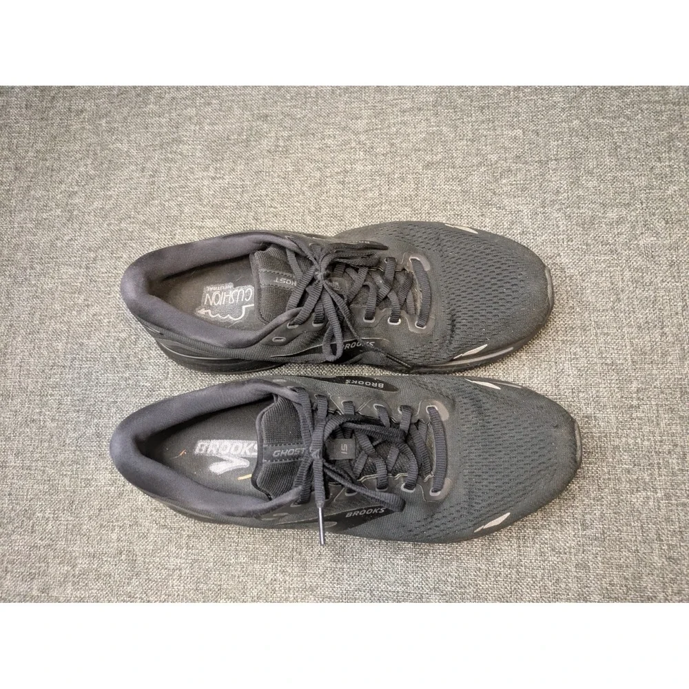 Brooks Ghost 15 Running Shoes Mens 11.5 D Black 1103931D020 Sneakers Low Top